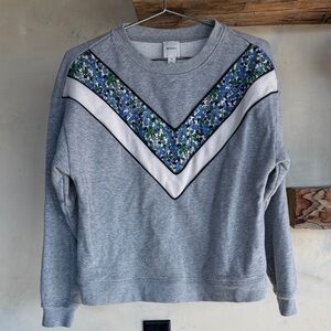 Maeve V Neck Sweatshirt Anthropologie